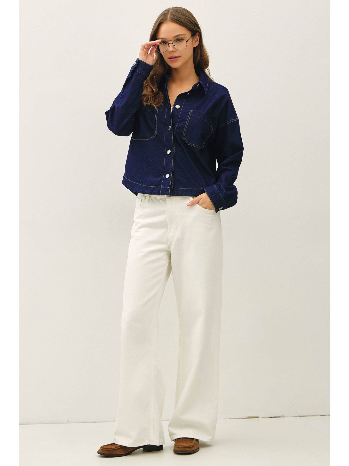 Harbor Line Denim Shacket