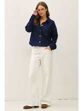 Load image into Gallery viewer, Harbor Line Denim Shacket
