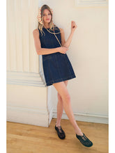 Load image into Gallery viewer, Denim A-Line Mini Dress
