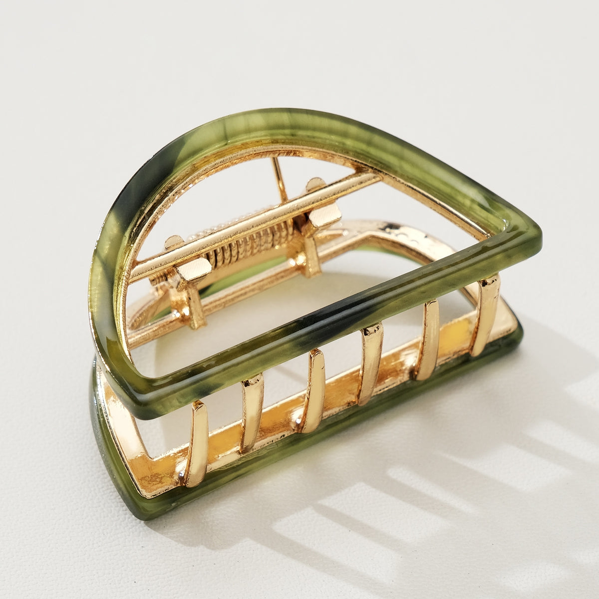 Rosalie Western Classic Half Moon Metal Claw Clip