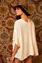 Load image into Gallery viewer, Bucket List V-neck Boxy Textured Knit Top
