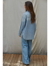 Load image into Gallery viewer, Memphis Woven Cotton Denim Button-Down
