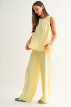 Load image into Gallery viewer, Coastline Cotton Blend Pant Set
