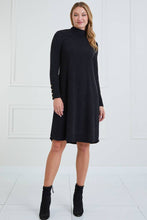 Load image into Gallery viewer, Chris &amp; Carol Black Sweater Dress
