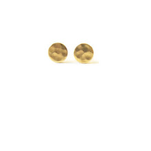 Load image into Gallery viewer, *Back In Stock!* Gold Stud Textured Earrings
