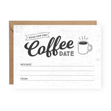 Load image into Gallery viewer, Coffee Date- Greeting Card
