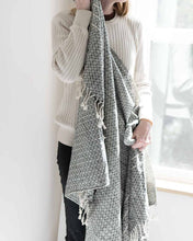 Load image into Gallery viewer, Oversized Woven Shawl - Black
