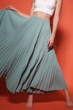 Load image into Gallery viewer, Ces Femme Pleated Maxi Skirt- Sage
