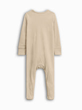 Load image into Gallery viewer, Colored Organics Ribbed Zipper Sleeper-Clay
