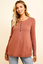 Load image into Gallery viewer, Rusty Rose Boatneck Top
