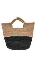 Load image into Gallery viewer, ConCon Two Tone Crochet Straw Bag

