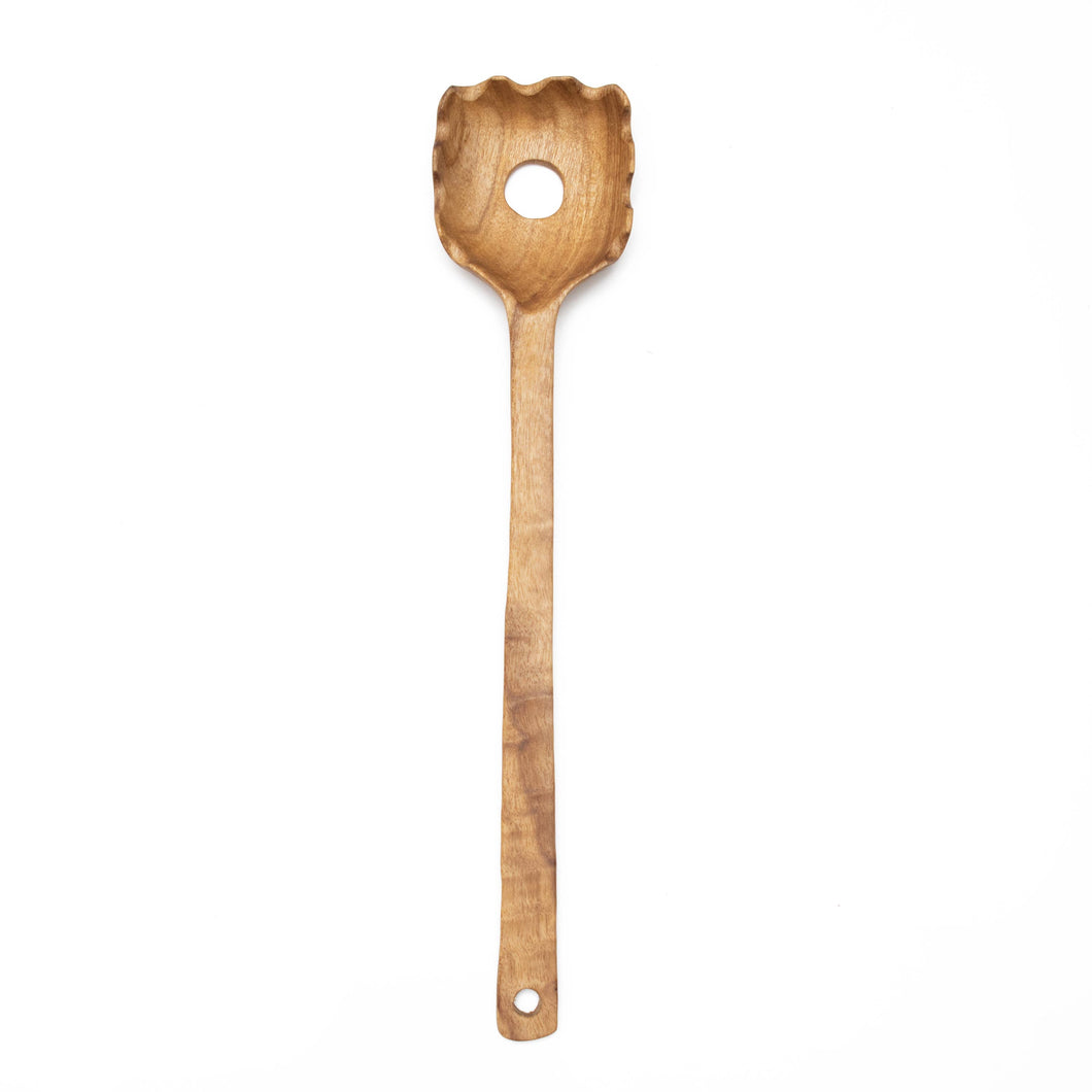Reclaimed Laurel Wood Spaghetti Spoon