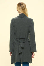 Load image into Gallery viewer, Quincy Olive Belted Cardigan
