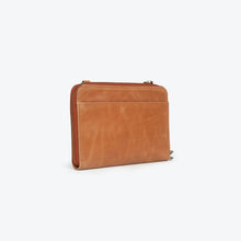 Load image into Gallery viewer, Crossbody Wallet in Camel Leather
