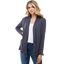 Load image into Gallery viewer, Open Front Drape Cardigan *More Colors Available*
