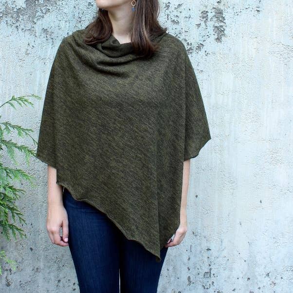 Autumn Knit Poncho