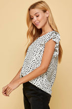 Load image into Gallery viewer, Joanna Dalmatian Print Top

