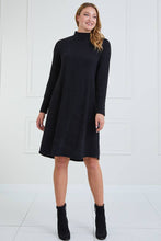 Load image into Gallery viewer, Chris &amp; Carol Black Sweater Dress
