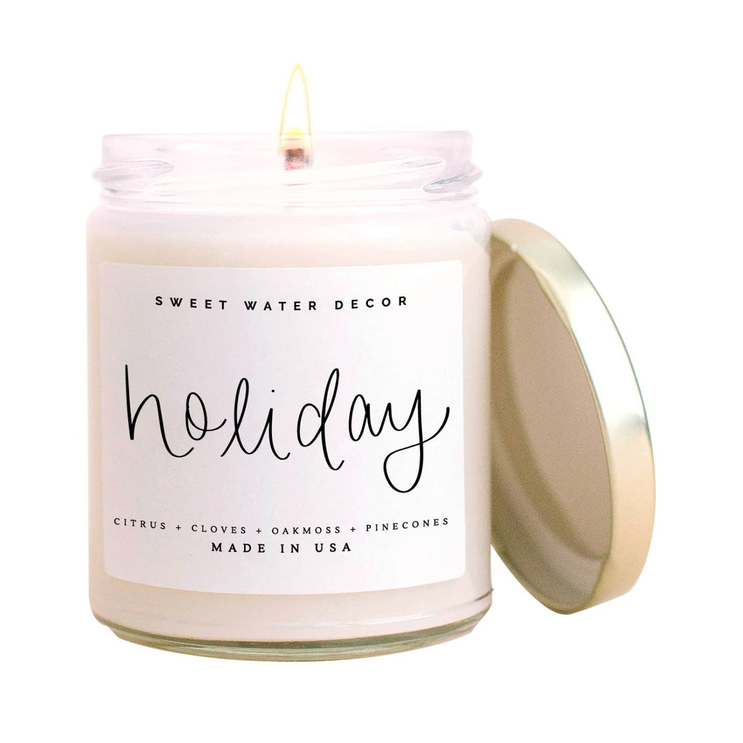 Holiday Candle by Sweet Water Decor