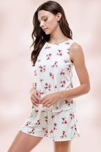 Load image into Gallery viewer, White Floral Pajama Set
