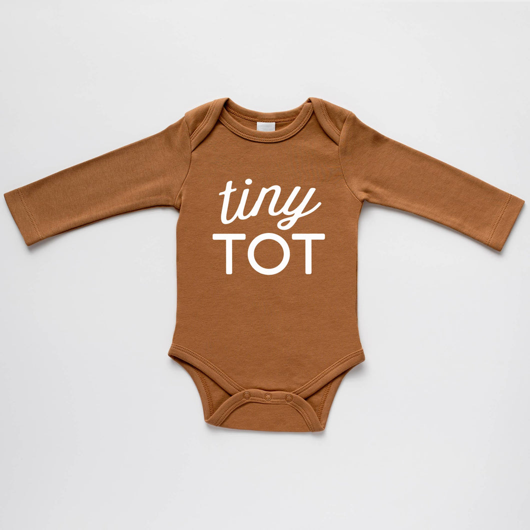 Camel Organic Tiny Tot Baby Bodysuit