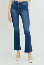 Load image into Gallery viewer, The Dark Slim Flare Jean
