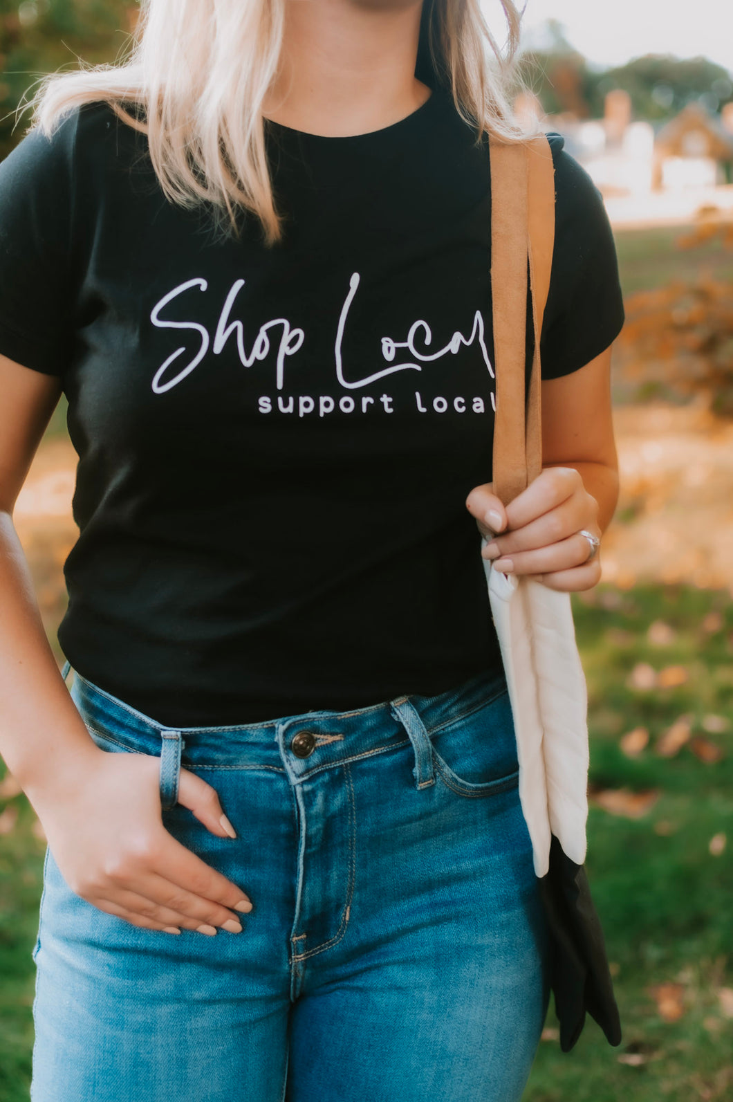 Shop Local Support Local Graphic Tee