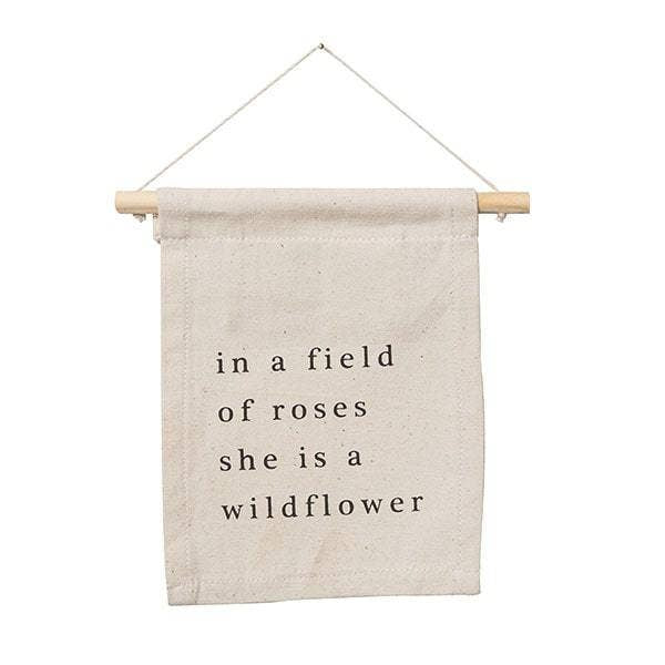 *Back In Stock!* Wildflower Hang Sign