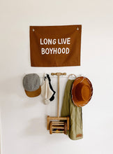 Load image into Gallery viewer, Long Live Boyhood Banner *More Colors Available*
