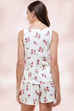 Load image into Gallery viewer, White Floral Pajama Set
