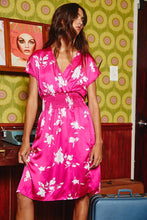 Load image into Gallery viewer, Bucket List Dolman Sleeves Floral Print Woven Dress
